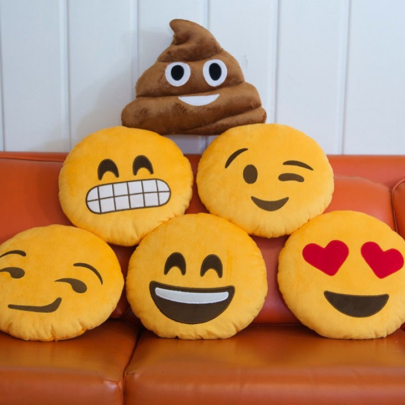 Подушки-смайлики эмодзи (Emoji)