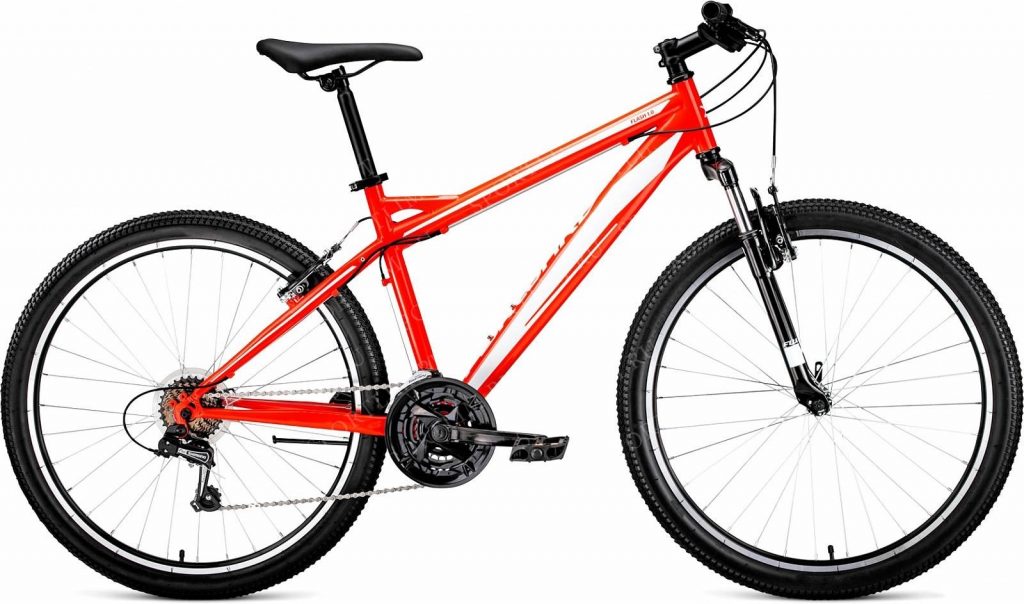 Велосипед Forward Flash 1.0 26" (красный/белый, 2019)